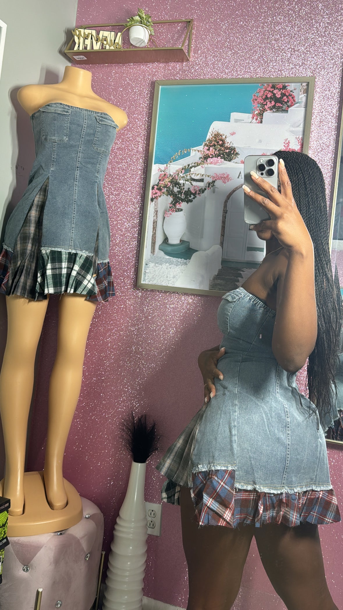 City Chic Denim Dress
