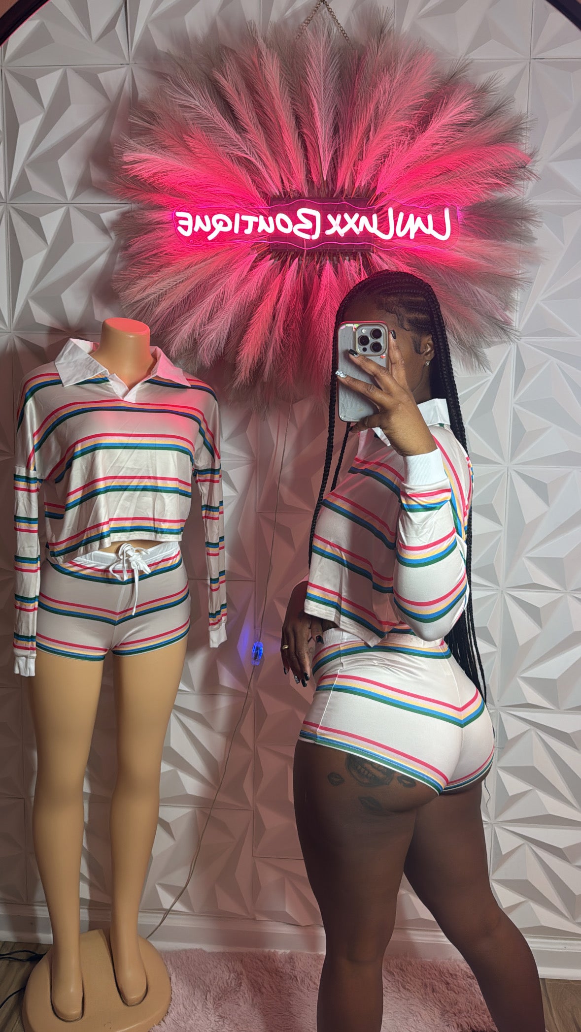 Playful Stripes Lounge Set