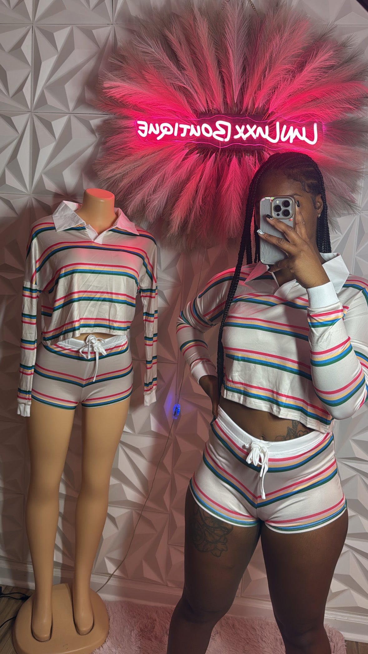 Playful Stripes Lounge Set