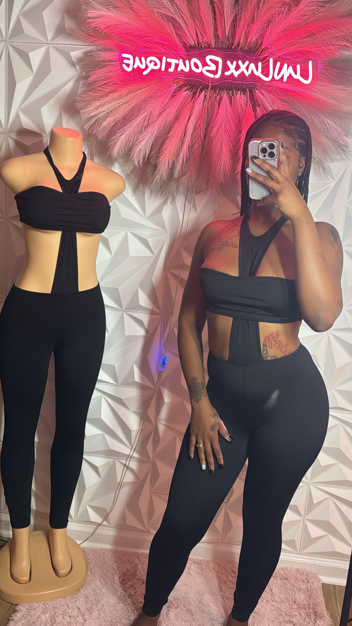 Body Luxe Cutout One-Piece