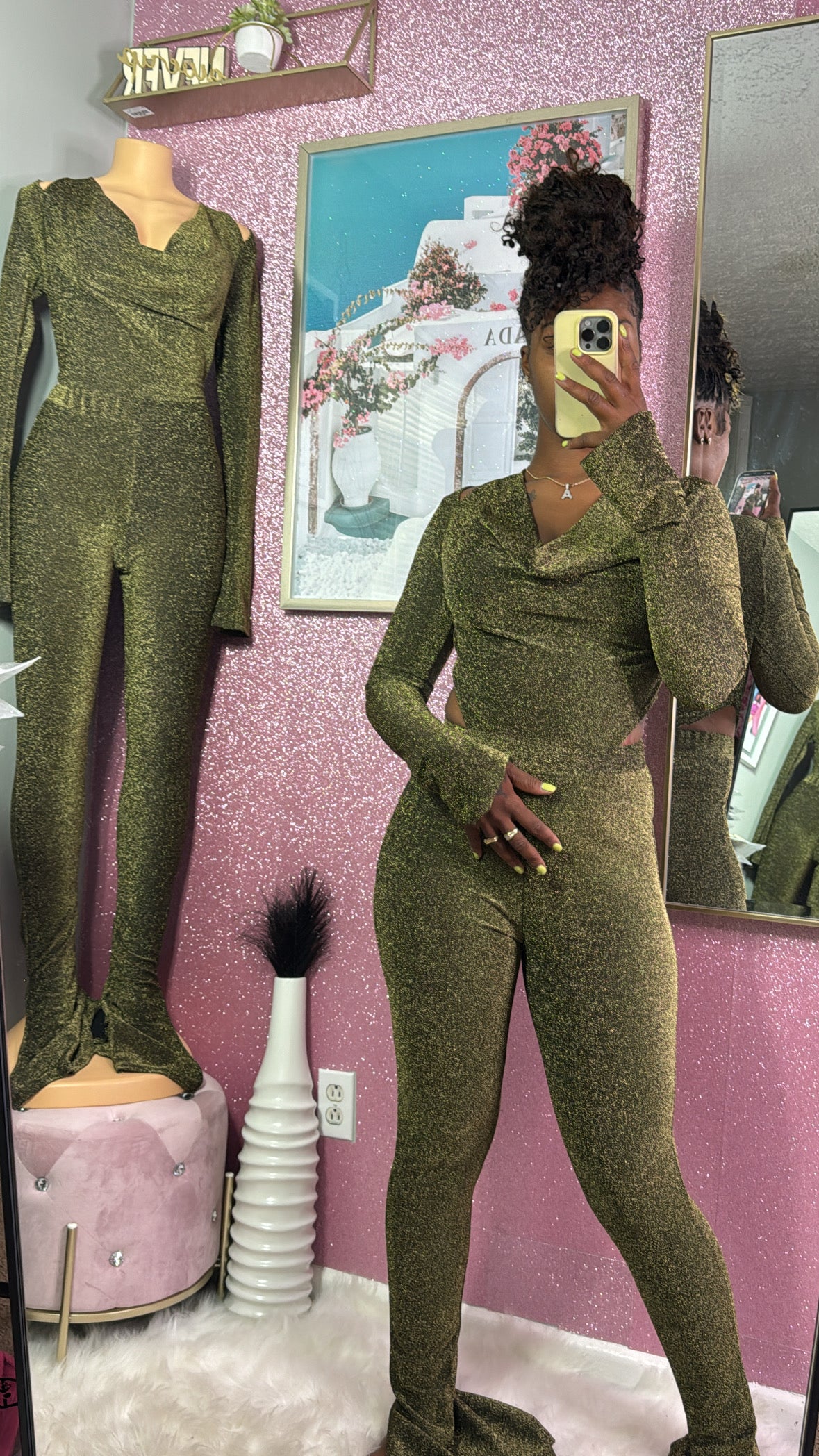 Golden Olive Jumpsuit