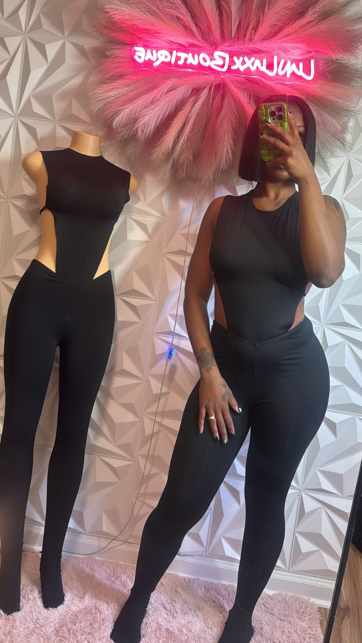 Sculpted Cutout Jumpsuit