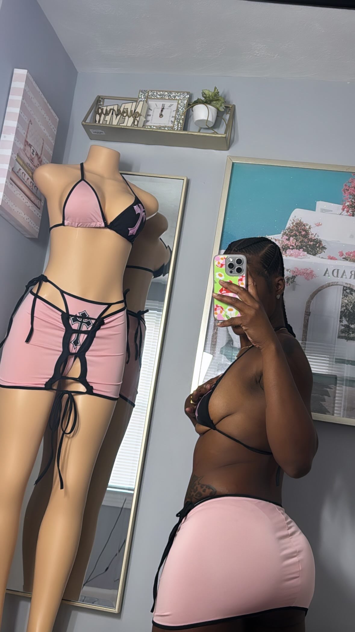 Cross My Heart Bathing Suit Set