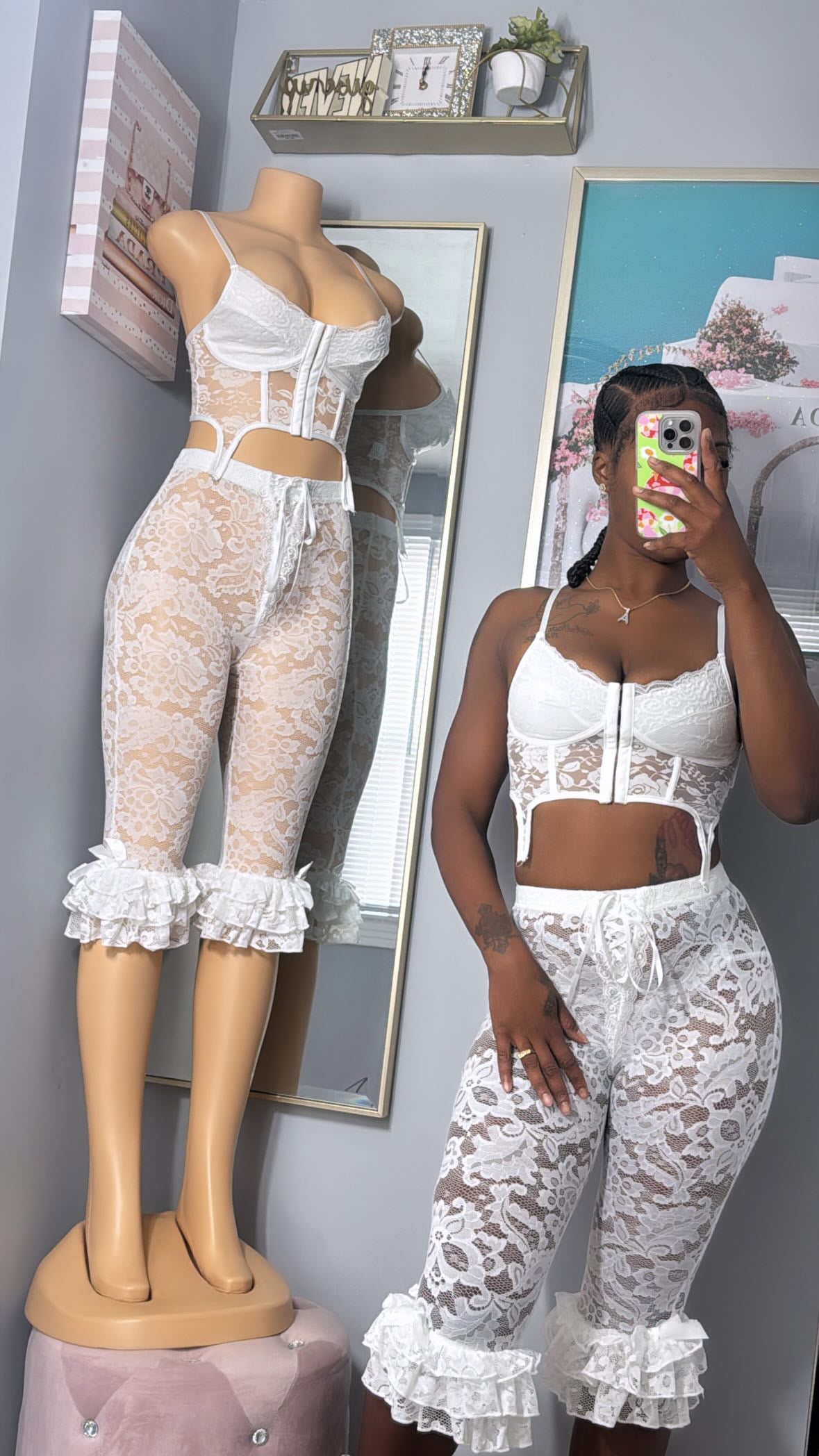 Midnight Lace 2-Piece Set