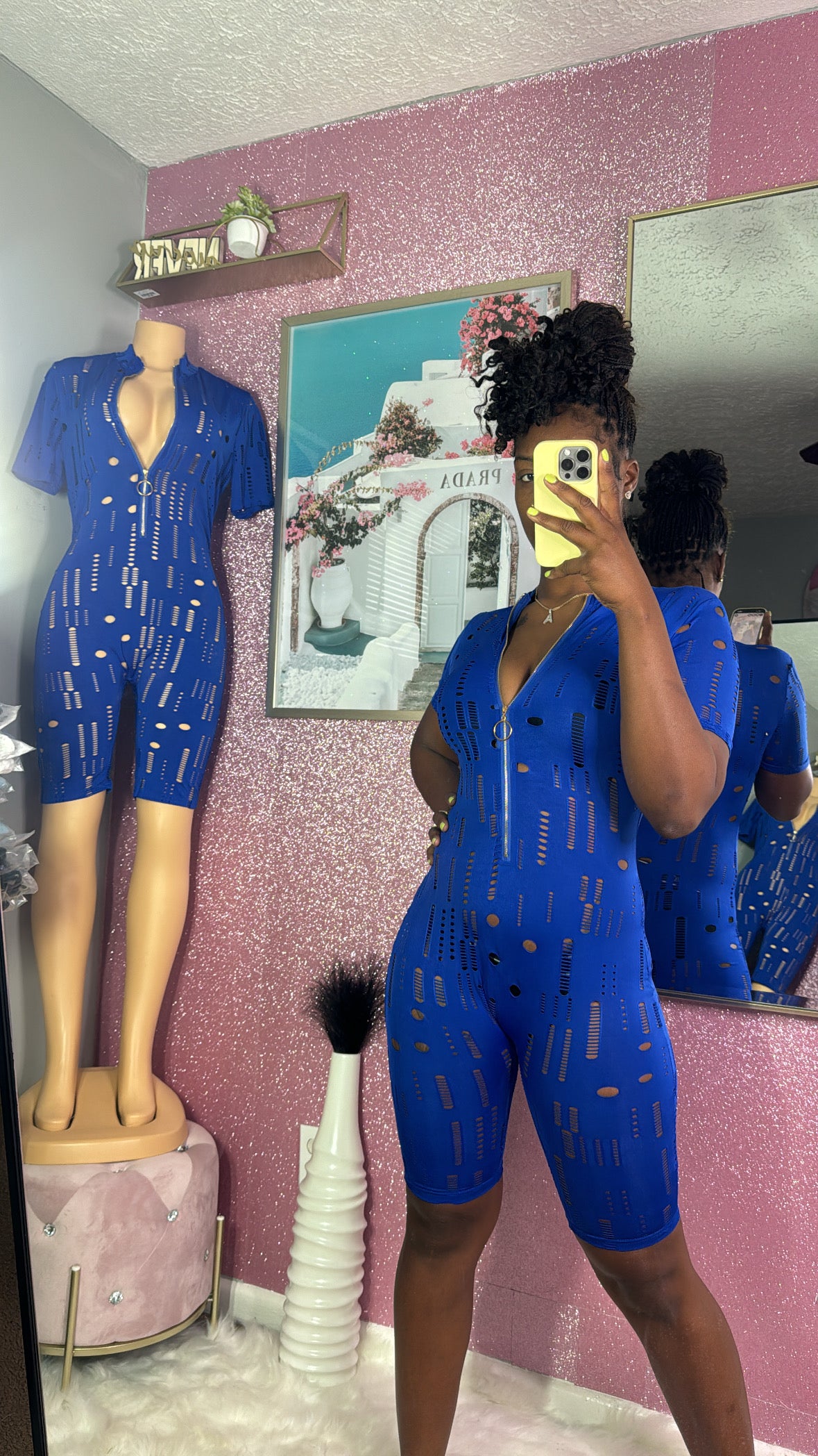 Royal Edge Romper