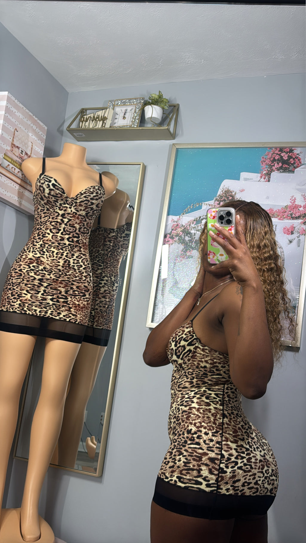 Leopard Luxe Bodycon Dress