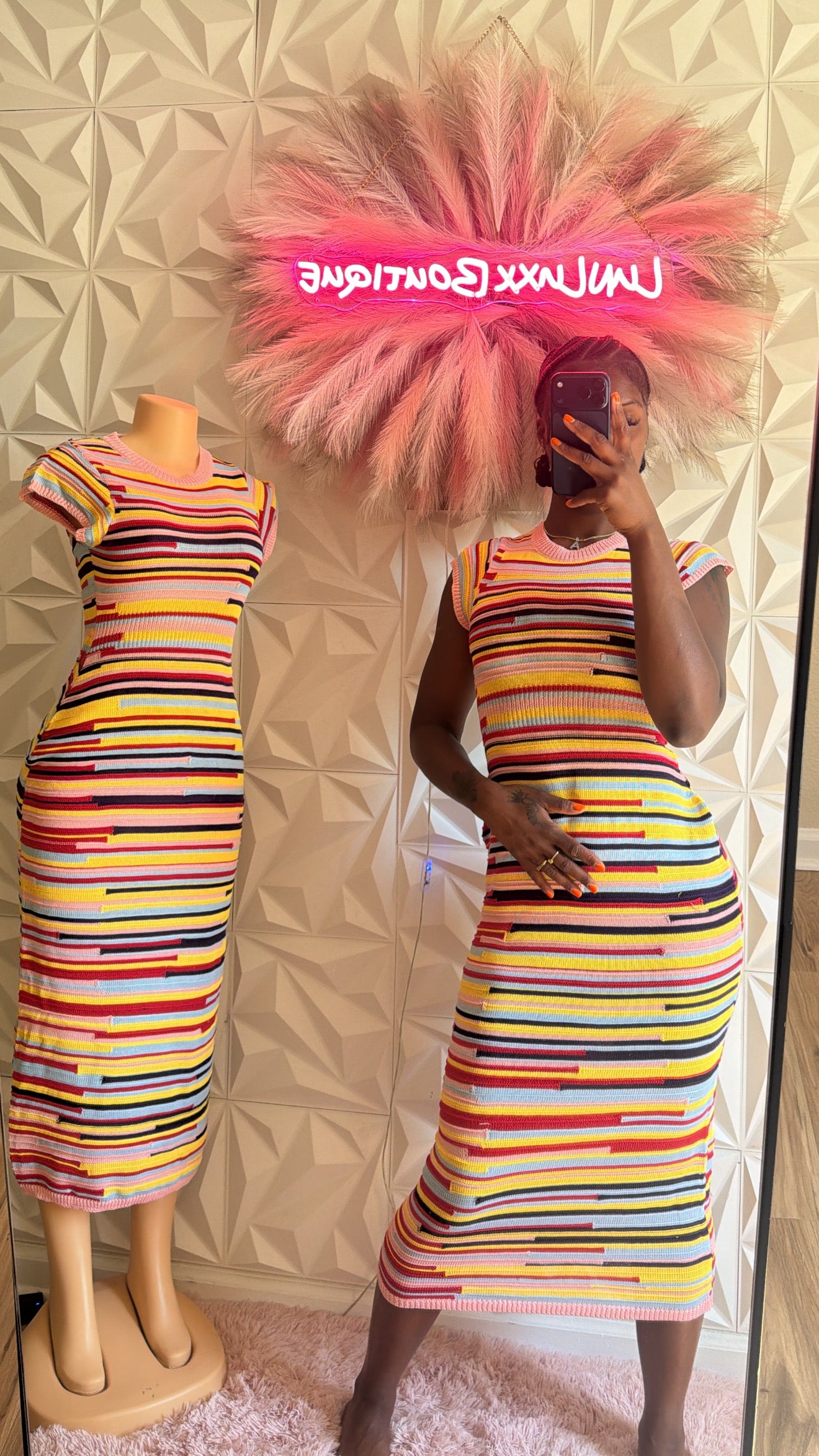 Sunset Drip Maxi Dress