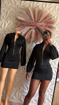 Effortless Baddie Zip Dress