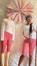 Polka Pressure Lace Set