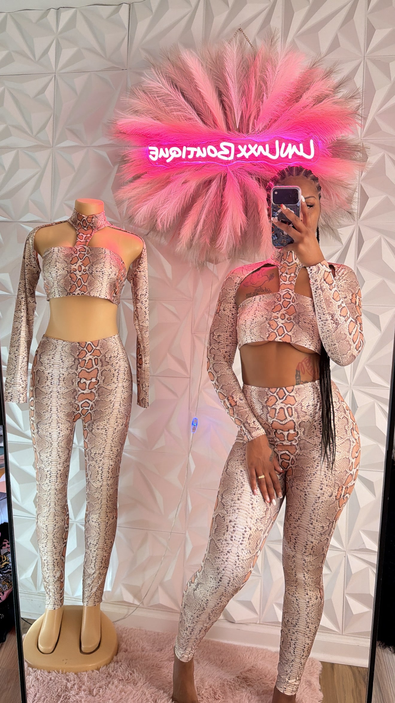 Venomous Curves Snakeskin Set