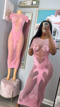 Mesh Maxi Dress
