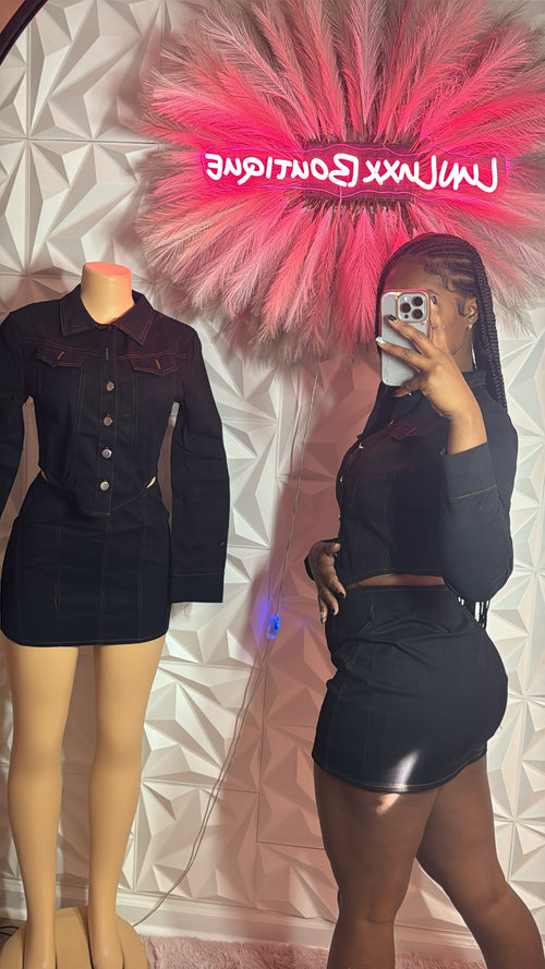 City Chic Two-Piece Skirt Set