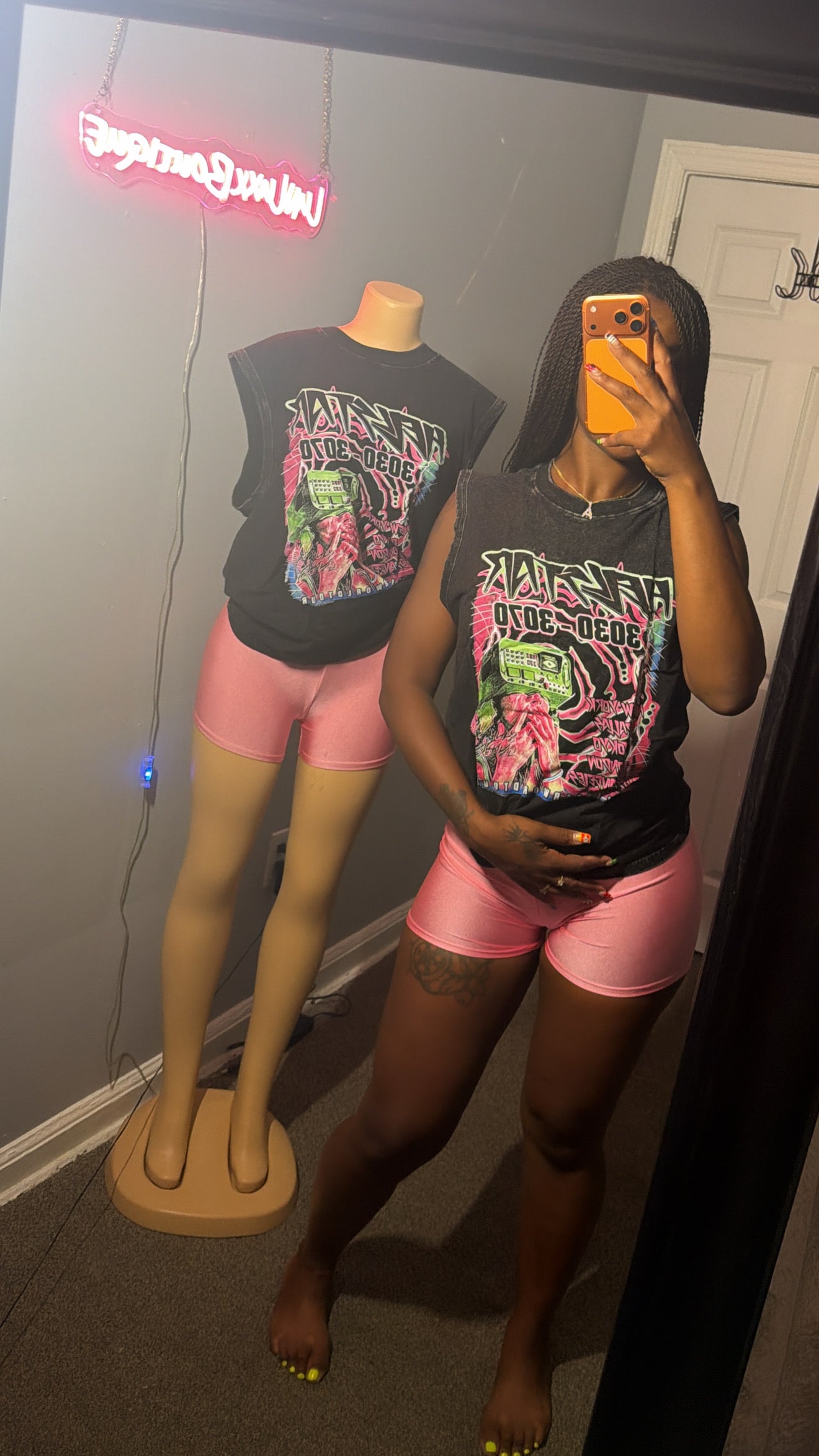 Neon Dreams Graphic Short Set
