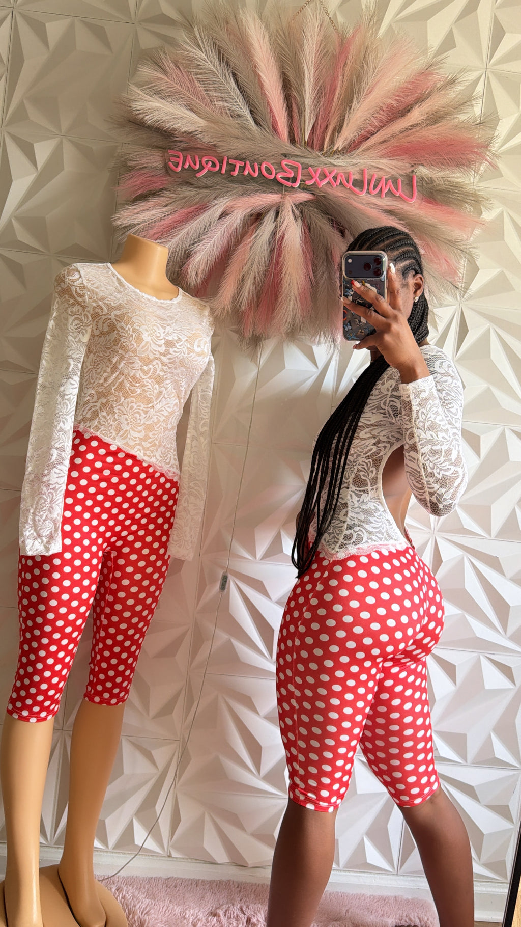 Polka Pressure Lace Set